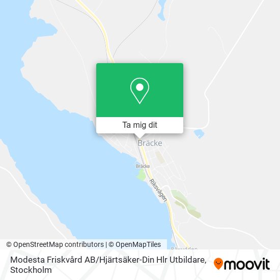 Modesta Friskvård AB / Hjärtsäker-Din Hlr Utbildare karta