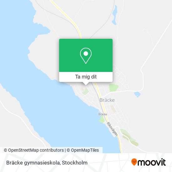 Bräcke gymnasieskola karta