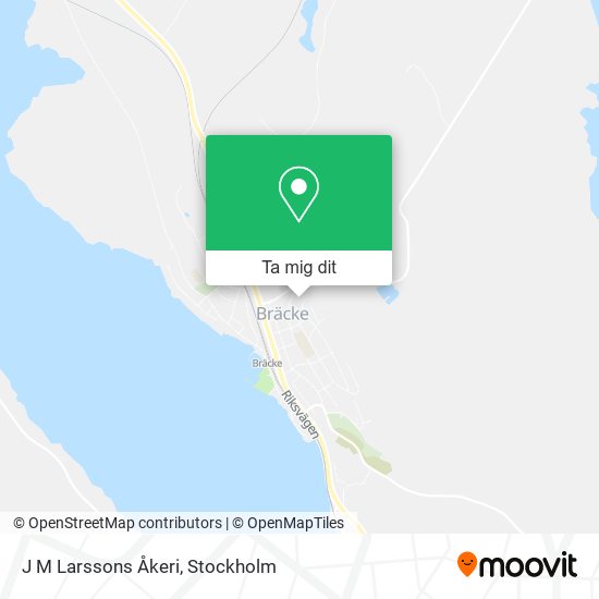 J M Larssons Åkeri karta