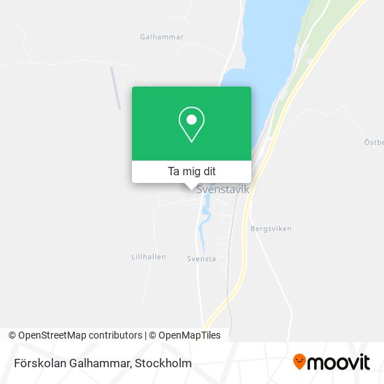 Förskolan Galhammar karta