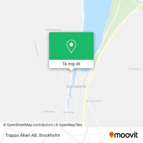 Trapps Åkeri AB karta