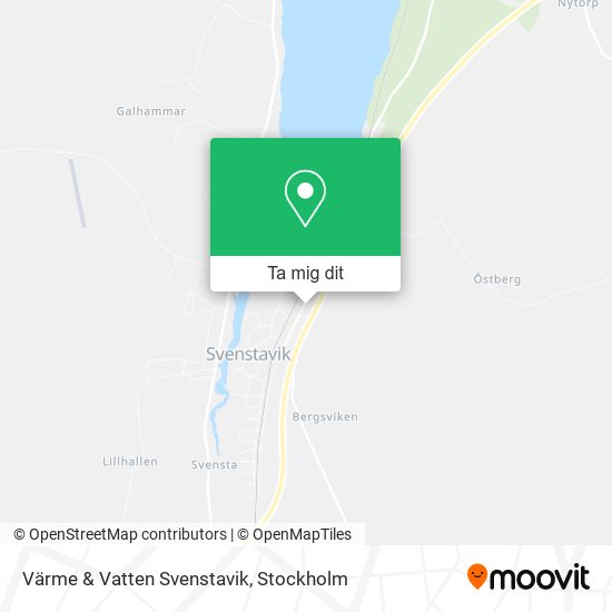 Värme & Vatten Svenstavik karta