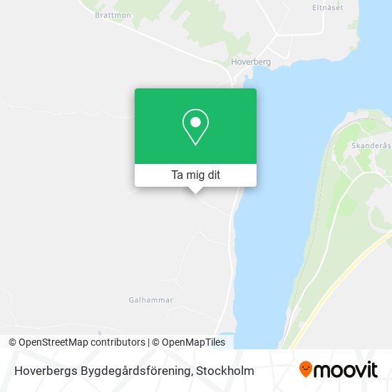 Hoverbergs Bygdegårdsförening karta