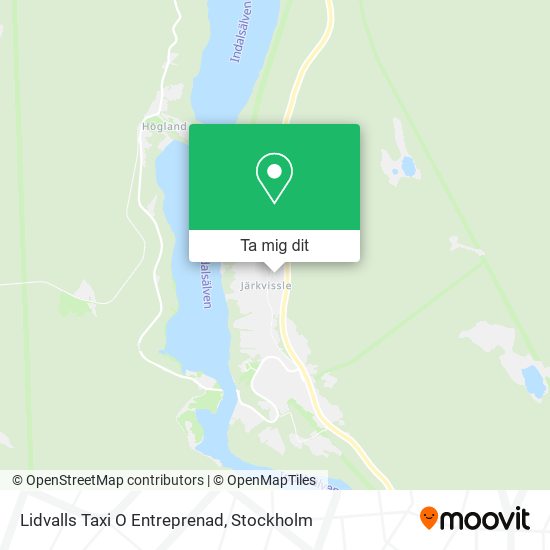 Lidvalls Taxi O Entreprenad karta