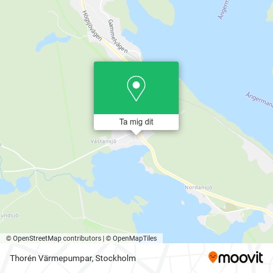 Thorén Värmepumpar karta