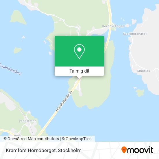 Kramfors Hornöberget karta