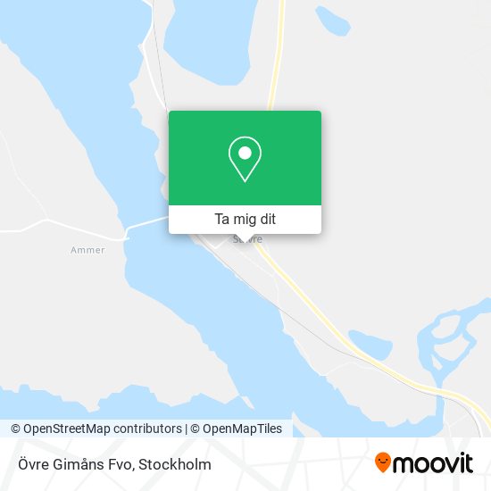 Övre Gimåns Fvo karta