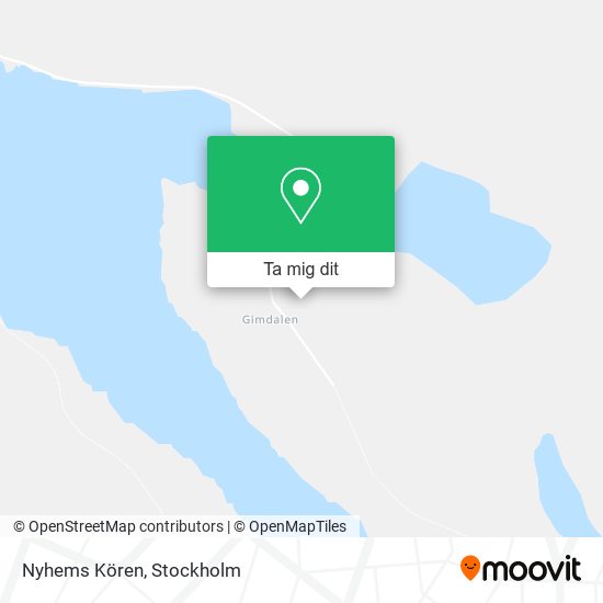 Nyhems Kören karta