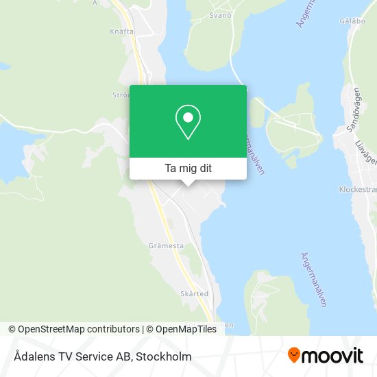 Ådalens TV Service AB karta