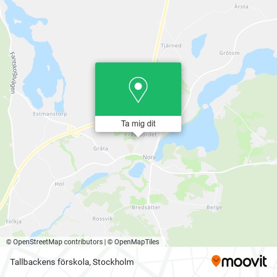 Tallbackens förskola karta