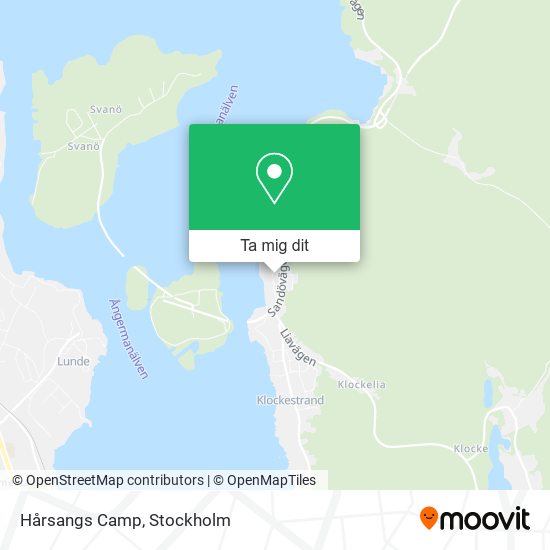 Hårsangs Camp karta