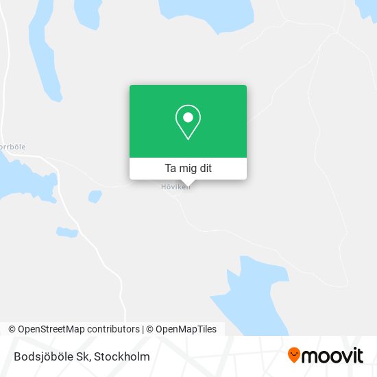 Bodsjöböle Sk karta