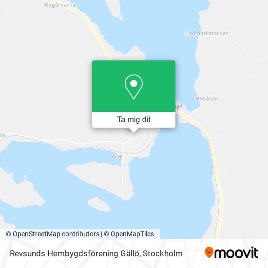 Revsunds Hembygdsförening Gällö karta