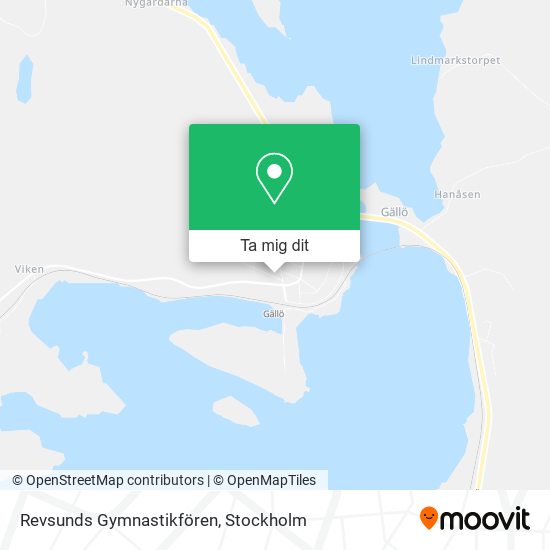 Revsunds Gymnastikfören karta