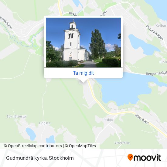 Gudmundrå kyrka karta