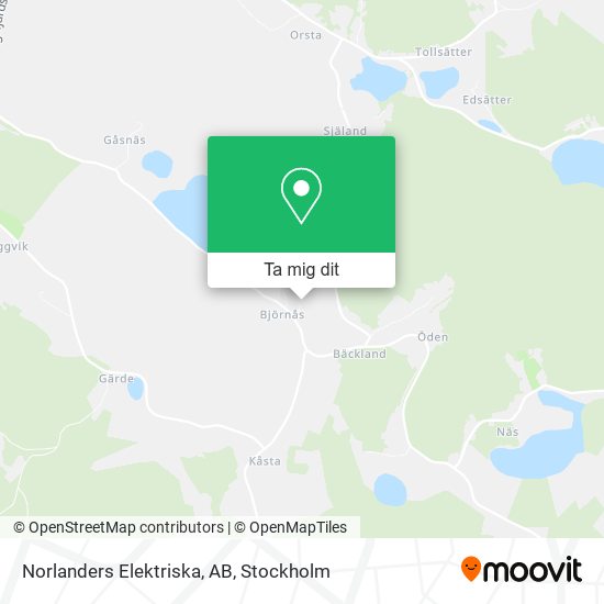 Norlanders Elektriska, AB karta