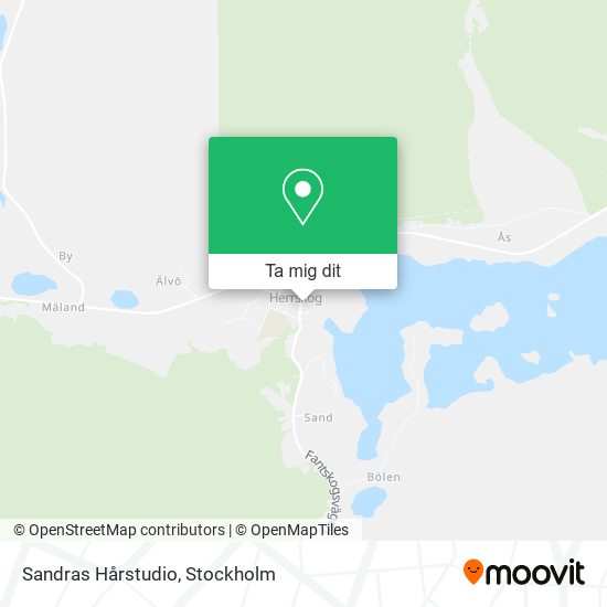 Sandras Hårstudio karta