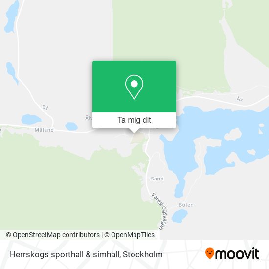 Herrskogs sporthall & simhall karta