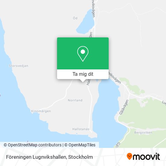 Föreningen Lugnvikshallen karta