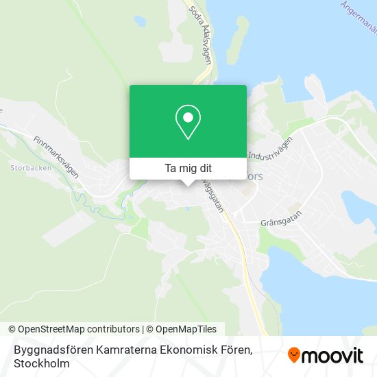Byggnadsfören Kamraterna Ekonomisk Fören karta