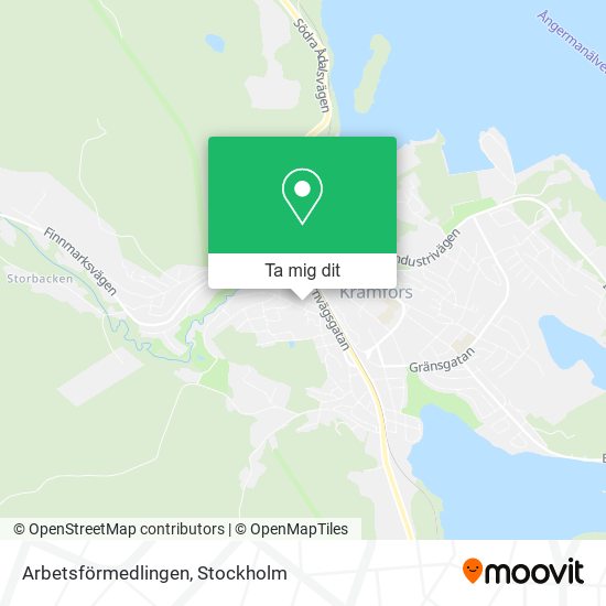 Arbetsförmedlingen karta