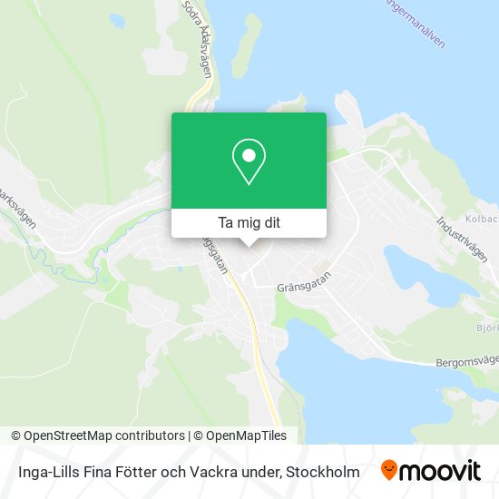 Inga-Lills Fina Fötter och Vackra under karta