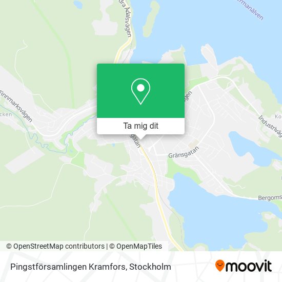 Pingstförsamlingen Kramfors karta