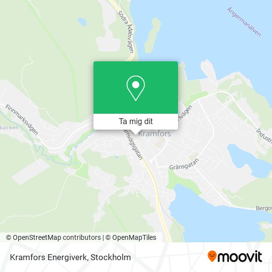 Kramfors Energiverk karta