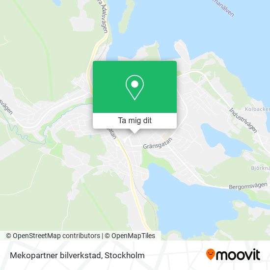 Mekopartner bilverkstad karta