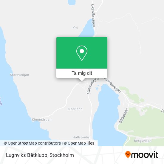 Lugnviks Båtklubb karta