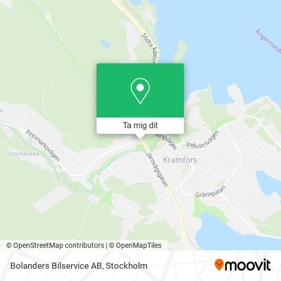 Bolanders Bilservice AB karta