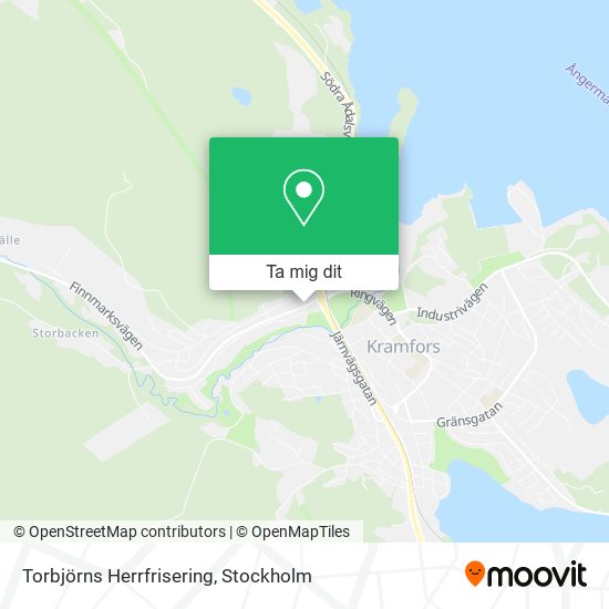 Torbjörns Herrfrisering karta