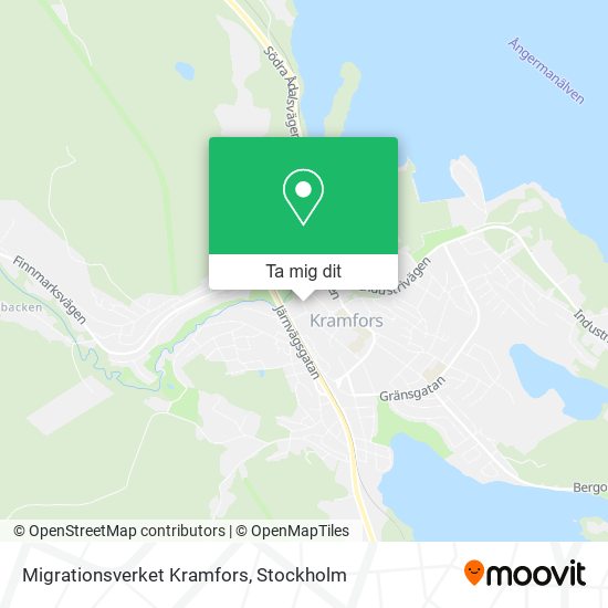 Migrationsverket Kramfors karta