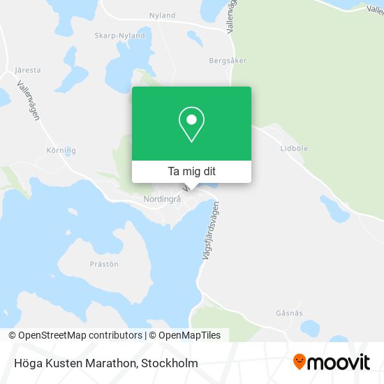 Höga Kusten Marathon karta