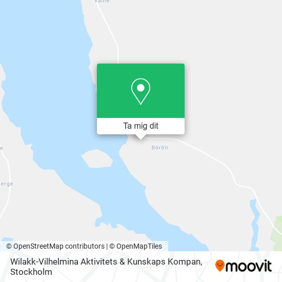 Wilakk-Vilhelmina Aktivitets & Kunskaps Kompan karta
