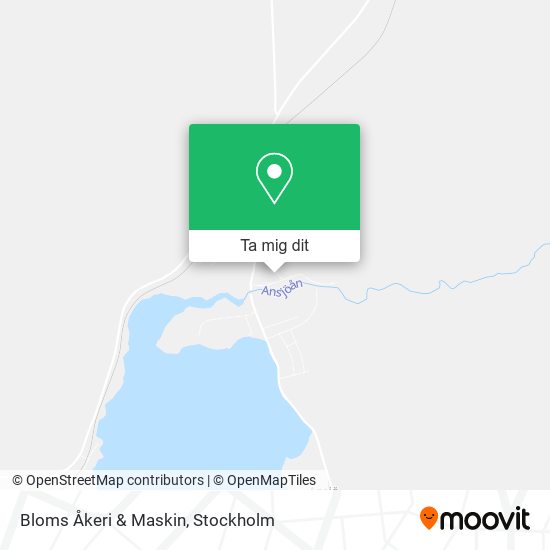 Bloms Åkeri & Maskin karta