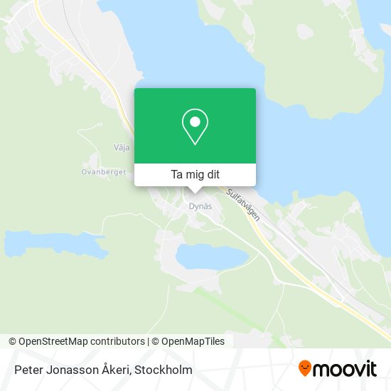 Peter Jonasson Åkeri karta