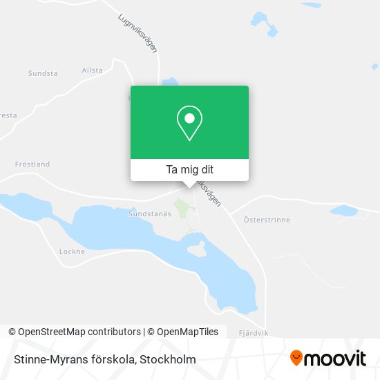 Stinne-Myrans förskola karta