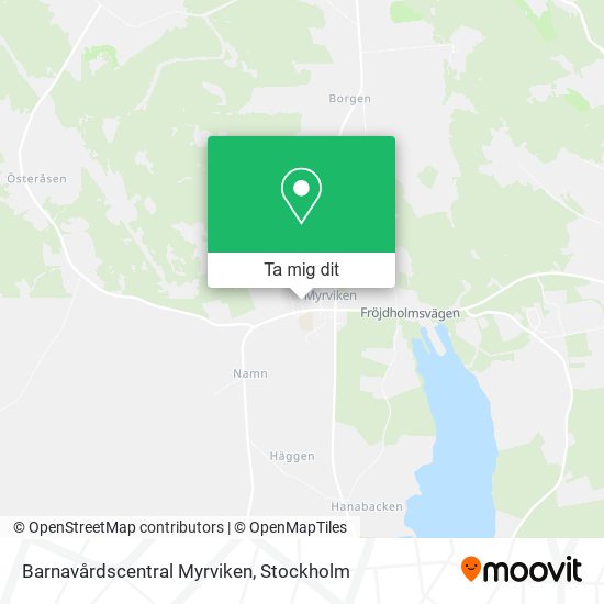 Barnavårdscentral Myrviken karta