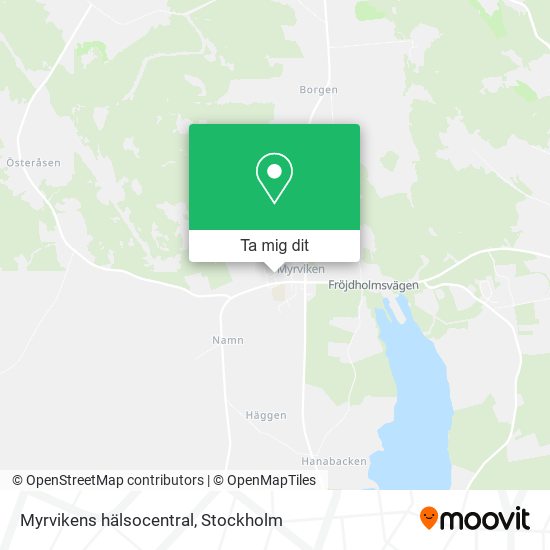 Myrvikens hälsocentral karta