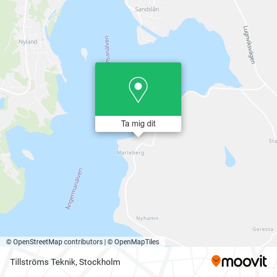 Tillströms Teknik karta