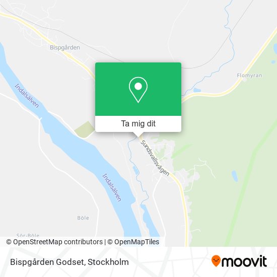 Bispgården Godset karta