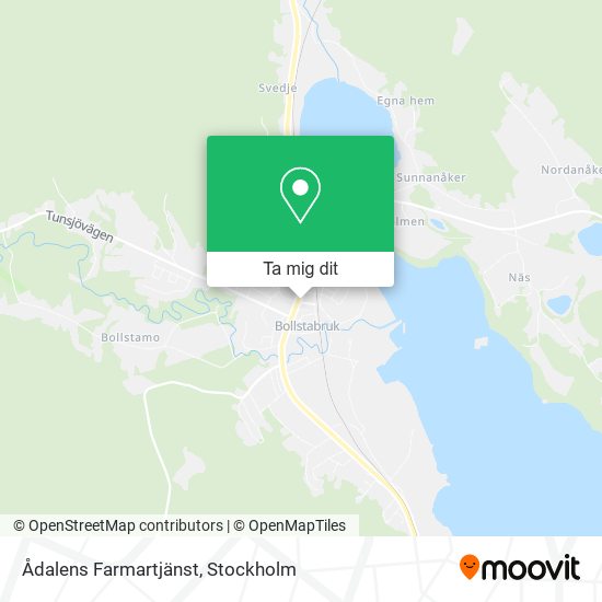 Ådalens Farmartjänst karta