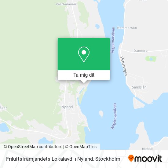 Friluftsfrämjandets Lokalavd. i Nyland karta