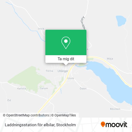 Laddningsstation för elbilar karta