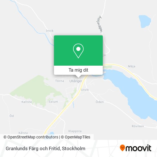 Granlunds Färg och Fritid karta