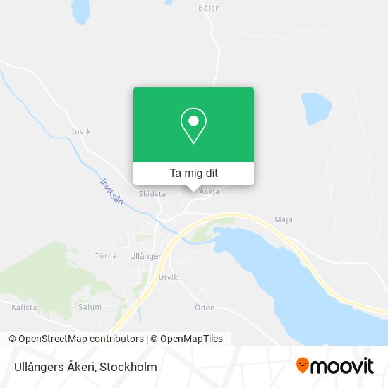 Ullångers Åkeri karta