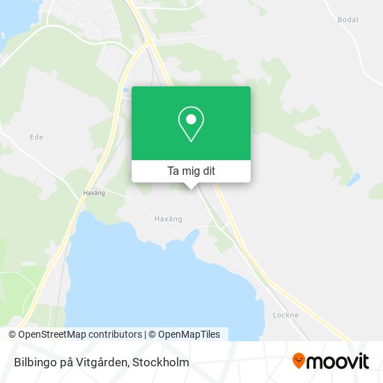 Bilbingo på Vitgården karta