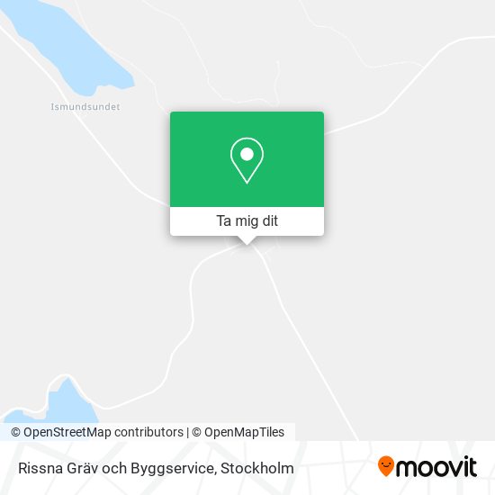 Rissna Gräv och Byggservice karta
