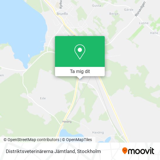 Distriktsveterinärerna Jämtland karta